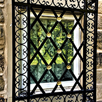 decorative window grille